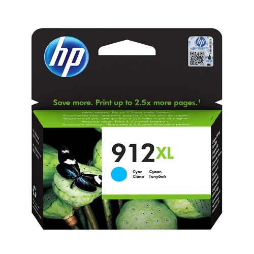 HP Blækpatron 912 XL Cyan (3YL81AE)